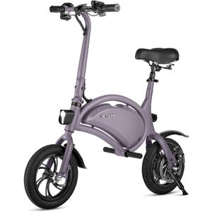 Jetson Bolt Folding Electric Ride-On Bike, Easy-Folding, Built-in Carrying Handle, Twist Throttle, Up to 15.5 MPH, Ages 13+
