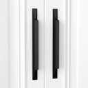 Peaha 25 Pack 5 inch Long Black Cabinet Handles Black Drawer Pulls Kitchen Handles for Cabinets Modern Cabinet Pulls