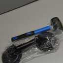 Floor Gap Fixer Tool for Laminate Floor Gap Repair Plank Grabber Includes Heavy Duty Aluminum Suction Cup and Fiberglass Handle Rubber Mallet (Can't Use on Scraped Surface Floor) (Blue)