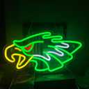Led Eagle Neon Signs for Wall Decor, Dimmable Neon Lights, Cool Eagle Hanging Signs for Bedroom Bar Man Cave Club Dormitory Sport Fans Birthday Party Decoration Aesthetic