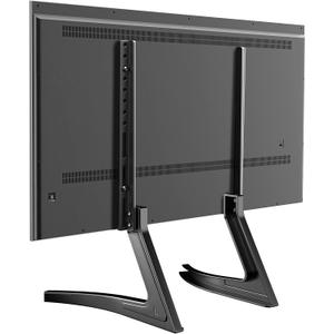 Perlegear Universal TV Stand Mount for Most 32-55 inch LCD LED Flat Screen TVs Hold up to 88 lbs, Height Adjustable Table Top TV Stand Base with VESA 200x100mm to 800x400mm, PGTVS22