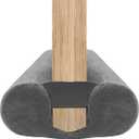 BKSAI Door Draft Stopper for Doors No Adhesive Draught Excluder Under Door Wind Blocker for Bottom of Door,Reduce Noise Draught Excluder Sweep Sound Proof (Grey 24-29IN / Distance Under The Door 1IN)