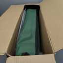 Heated Cat House for Outside, Waterproof Awning & Escape Door Heated Cat Houses for Indoor/Outdoor Cats in Winter, Elevated & Insulated Outdoor Cat Shelter for Feral Cat(Green, 25.2"x16.5"x13")