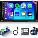 2+64G Android Car Radio Stereo for Mercedes-Benz R-Class W251/R320/R300/R350 2005-2017 with Wireless Carplay Android Auto, 9’’ Touchscreen, GPS, Mirror Link, Bluetooth, WiFi, Backup Camera, FM/RDS EQ