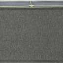 Aspen Creative 36007 Transitional Rectangular Hardback Shape Spider Construction Lamp Shade in Somke Grey, (8+16)"Top x (8+16)"Bottom x 10"Height