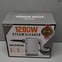 Handheld Steam Cleaner, 15s Fast Heating, Adjustable Steam, 650mL Large Water Tank, Pressurized Portable Steamer for Cleaning Home, Kitchen, Car, Bathroom, Tile, Furniture, Multi-Surface (White)