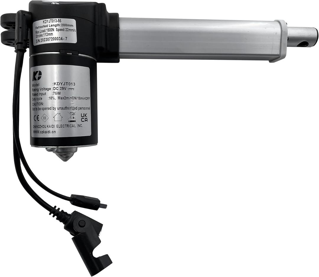 Kaidi Linear Actuator Model KDYJT013-56 Power Recliner Lift Chairs Motor Replacement