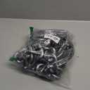 2Pcs Halloween Chains Plastic Prisoner Costume Handcuffs and Footcuffs Halloween Chains Props Prisoner Costume Accessories for Halloween Party Dress Up Grey