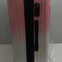 Carry On Suitcase, 20 Inch Carry On Luggage with Wheels, Hardside Large Suitcases with Wheels, TSA Lock (Peach)