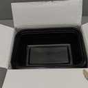 Dealusy 50 Pack (100-Piece) 24 oz Meal Prep Containers Reusable with Lids, Sturdy Leakproof & Food Safe, Microwave, Freezer, Dishwasher Safe Prep Containers, To Go Take Out Plastic Food Storage