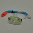 Kids Snorkel Set, Children Anti-Fog Diving Mask Swimming Goggles Dry Top Snorkel Equipment Snorkeling Packages Swimming Gear for Youth Boys Girls Age 5-10