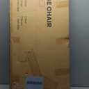 Outdoor Lounge Chairs for Pool, Aluminum Chaise Lounge Chairs with 5-Position Recliner, Patio Lounge Chair for Backyard, Poolside, Deck, Lawn, Black