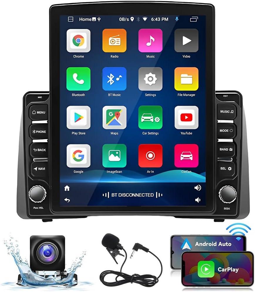 Android 13 Car Stereo Radio for Dodge Grand Caravan 2011-2020 for Chrysler Town and Country 2011-2016,Wireless Android Auto CarPlay 9.7 Touchscreen GPS Navigation Bluetooth FM Backup Camera,2+32GB
