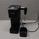 Tastyle Single Serve Coffee Maker with Built-in Detachable Milk Frother, Iced and Hot Coffee Machine for K Cup & Grounds, 40oz Removable Water Reservoir, 6 Cup Sizes, Fits 7.3" Travel Mug, Black