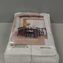 90 Inch Pinch Pleated Linen Curtains 2 Panel Set for Living Room Cream Natural Thick Linen Textured Drapes 90 Inches Long Pinch Pleat Drapes Birch Ivory Semi Sheer Curtain for Dining Bedroom Office