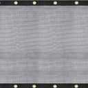 [WindscreenSupplyCo] 60-70% 8 FT X 16 FT Mesh Tarp/Shade Cloth 9-Needle Knitted Heavy Duty Black with Grommets for Green House, Garden, pergola, Pools, Dump Truck - MT0816BLKX1