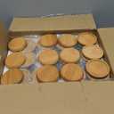 24 Pcs Ceramic Succulent Pots 2.5 Inch Small Plant Pots Indoor with Drainage and Bamboo Saucers Colorful Succulent Flower Planters for Garden Plants Home Decor(Round,1.2 Inch H)