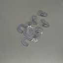 6 PCS Bathroom Shower Caddy Connectors, Shower rack not included, with 3 Pieces Rubber Rings Bathroom Decor Replacement Suction Cup Holders, Transparent Showers Suction Easy to Attach