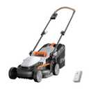 Litheli Cordless Lawn Mower, U20 Series 20V Electric Lawn Mowers, 13 Inch, Adjustment Heights, Light Weight, With 4.0Ah Portable Battery