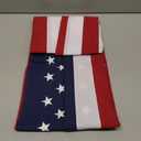 American Flag 2.5x4 FT TearProof Series, Heavy Duty Tough Spun Polyester USA Flags High Wind for Outside Outdoor with Durable Embroidered Stars Sewn Stripes Brass Grommets