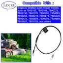 Throttle Drive Cable 7101397YP, Suitable for Briggs & Stratton Push Mower Models 7800165 Lawn Mowers Control Cable, Replaces 7800189,7800190,7800229