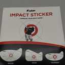 IJEKER Golf Impact Tape - High-Resolution Strike Stickers for Iron, Wood & Fairway Clubs, Non-Residue, Swing Training Aid Impact Labels