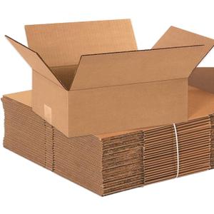 AVIDITI Shipping Boxes 12"L x 9"W x 4"H, 25-Pack | Small to Medium Corrugated Cardboard Box for Shoes, Moving, Mailing, Packing and Storage 12x9x4