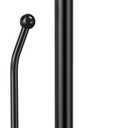 SMARTAKE Paper Towel Holder, Paper Towel Dispenser Standing Weighted Base Non Slip, Spring Arm Fit Most Size Paper Roll, Stainless Steel Paper Towel Holder for Home Kitchen Countertop Tabletop, Black