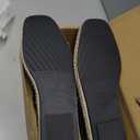 ZBY Black Mary Jane Espadrille Flats, 7
