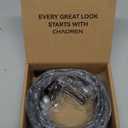 MILORDE Man Belt, Fashion & Classic Designs for Work Business and Casual (Size 48 (Waist 46), Whole Black)