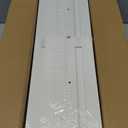 upsimples Floating Shelves for Wall, Wall Shelves for Decor Storage Set of 6, Wall Mounted Wood Shelf for Bedroom, Living Room, Bathroom, Kitchen, Picture Ledge Shelf, White (15.7in)