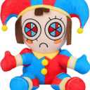 SAJISP The Amazing Digital Circus Plush,10.3" Pomni Plushies Toy Gift, Cute Stuffed Figure Doll for Kids and Adults, Birthday Halloween Christmas Choice for Boys Girls