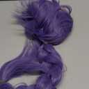 ColorGround Long Purple Braid Cosplay Wig for Halloween Party Costume (Purple)