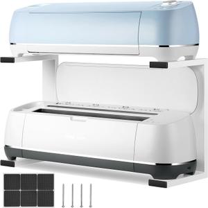 Stand Legs Compatible with Cricut Maker 4, 3, 1 and Cricut Explore Air 2,3 - Fully Open for Double Machine Running, Storage and Organization, Saving Craft Table Space