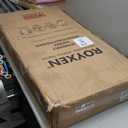 Royxen Bearded Dragon Tank, 31 Gallon Reptile Tank with Leg Stand,Built-in Lighting Reptile Enclosure, Tempered Glass Bearded Dragon Encloure for Chameleon (Black,24"x 16"x 16")