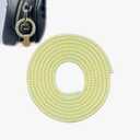 2 x Anti-Loss Coil for Doll Keychain,Doll Accessories (Dolls Not Included) | Prevents Unhooking from Bags ,Colorful and Durable，Length 4.9Ft(Bright Yellow)