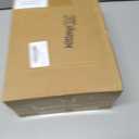 Set of 3 White Ceramic Christmas Trees That Light up Glitter LED Small Christmas Tree Porcelain Tabletop Light up Xmas Figurines Modern Decor Battery Operated for Home Indoor Xmas Gift Party