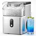Electactic Nugget Ice Maker Countertop, 35Lbs/24H Pebble Ice Maker Machine