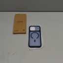 SUPFINE Magnetic for iPhone 17 Pro Max Case (Compatible with MagSafe)(Military Grade Drop Protection)(Camera Protection) Translucent Matte Shockproof Phone Cover,Dark Blue