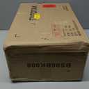 TUTOTAK Narrow Bookshelf, 8-Tier Bookcase, Spine Book Shelf for Small Space, Corner Standing Shelf for Living Room, Office, Study, Entryway, Black