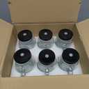 TOPZEA 6 Pack Skull Mason Jars with Handle, 16 Oz Glass Beer Mugs Gothic Wide Mouth Tumbler Cup with Straws and Lids, Novelty Pub Bar Mug Halloween Drinking Glasses for Beverage, Liquor, Mix Cocktail