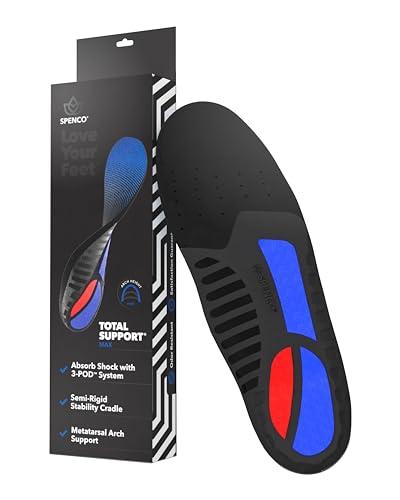 Spenco Total Support Max Shoe Insoles - Orthotic Metatarsal Arch Support Inserts for Men & Women - Absorbs Shock, Reduces Over-pronation - EVA Layer Conforms to Foot Contours, Deep Heel Cupping 12.5