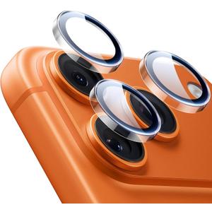 ESR Camera Lens Protector for iPhone 17 Pro Max/17 Pro/16 Pro Max/16 Pro/15 Pro Max/15 Pro/14 Pro Max/14 Pro, Ultra-tough HD Individual Lens Protectors, Ultra-thin Tempered Glass, 1 Pack, Clear