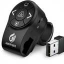 AMERTEER Wireless Presentation clicker for PowerPoint Presentations, RF 2.4GHz Finger Ring Remote, PPT Slides Clicker Pen Rechargeable