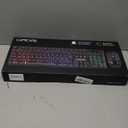 CHONCHOW USB Wireless Gaming Keyboard and Mouse Combo, LED Backlit Ergonomic Mechanical Feeling Keyboard, Rechargeable 2500mAh Battery, Anti-ghosting Keyboards 7D 3600DPI Mice for PC Gamer (black,rgb backlit)