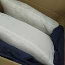 2 x Deep Seat Cushion 22x24 2 Set (4 Pcs) for Outdoor Furniture, Water Repellent Fade Resistant Patio Cushions for Sofa, Chair, Lounge, Polyester Navy