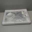 HIEEY Lighted Makeup Mirror, Hollywood Vanity Mirror with Lights, Three Color Lighting Modes, and 5X Magnification Mirror, Smart Touch Control, 360Rotation (17.3in,White,Gift Box)