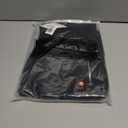 Women's Wide Leg Pants Y2K Trendy Elastic Waist Track Pants Baggy Tie Knot Trousers with Zipper Pockets Streetwear Casual (Black, XS)