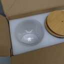 2+1 Pack Glass Laundry Pods Container & Acrylic Dryer Sheet Holder, Clear Laundry Room Organization Containers with Bamboo Lids & Labels, Powder Laundry Detergent Container for Scent Booster, Powder