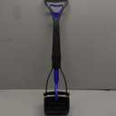 Non-Breakable Pooper Scooper for Large Medium & Small Dogs Heavy Duty, 28Long Handled Dog Poop Scooper for Grass,Durable Dog Poop Pick Up Tool, Poop Grabber (Blue)